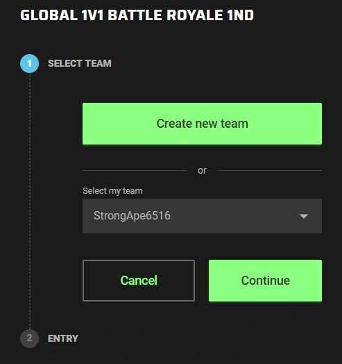 Fortnite tournaments teams